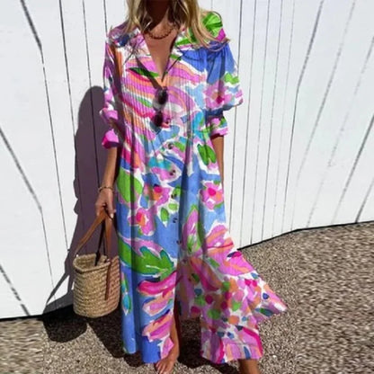 Damska Elegancka Letnia Sukienka | Maxi